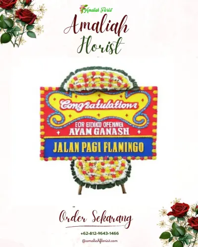 Bunga Papan Congratulation di Cipaganti